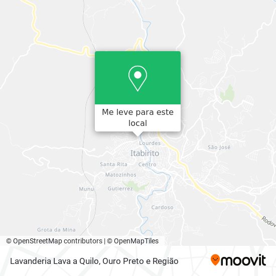 Lavanderia Lava a Quilo mapa