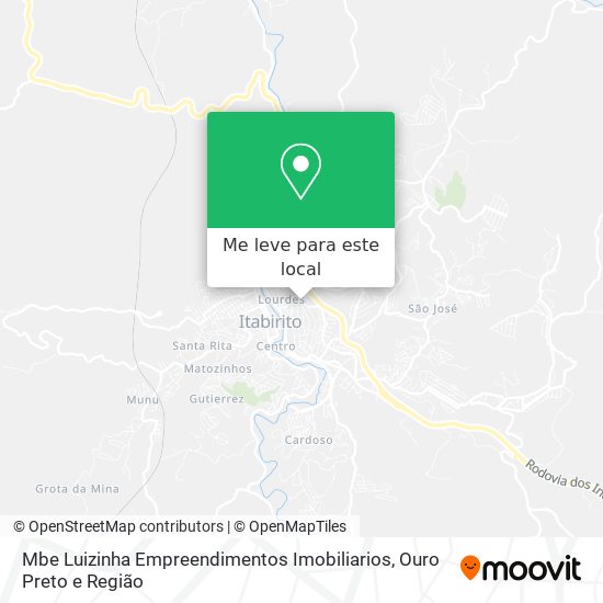Mbe Luizinha Empreendimentos Imobiliarios mapa