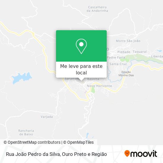 Rua João Pedro da Silva mapa