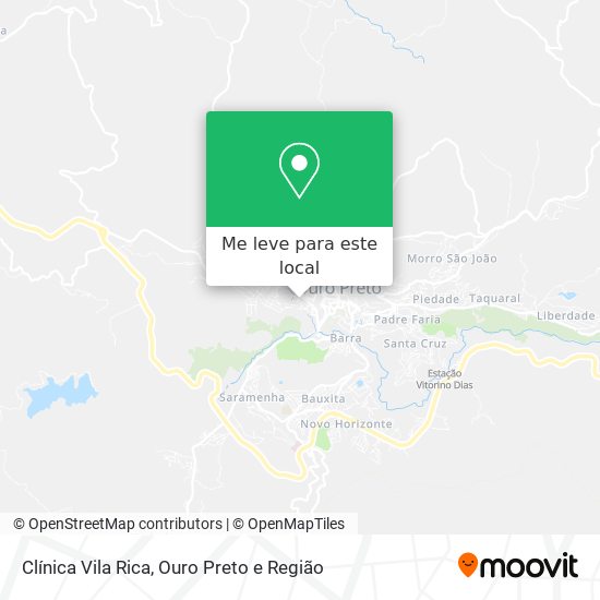 Clínica Vila Rica mapa