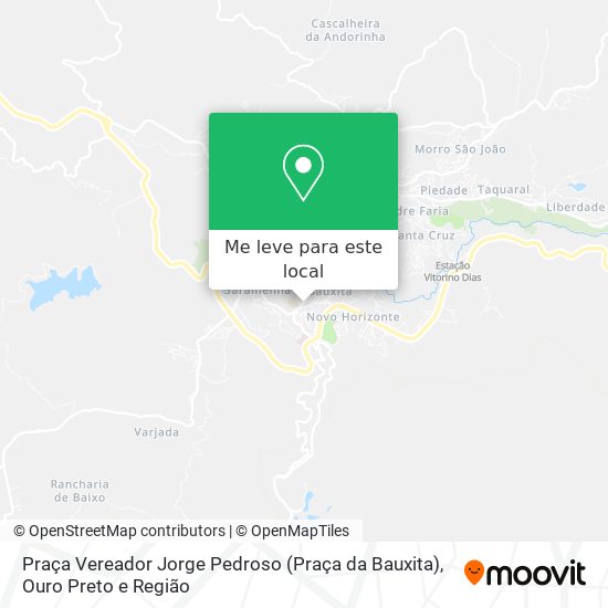 Praça Vereador Jorge Pedroso (Praça da Bauxita) mapa