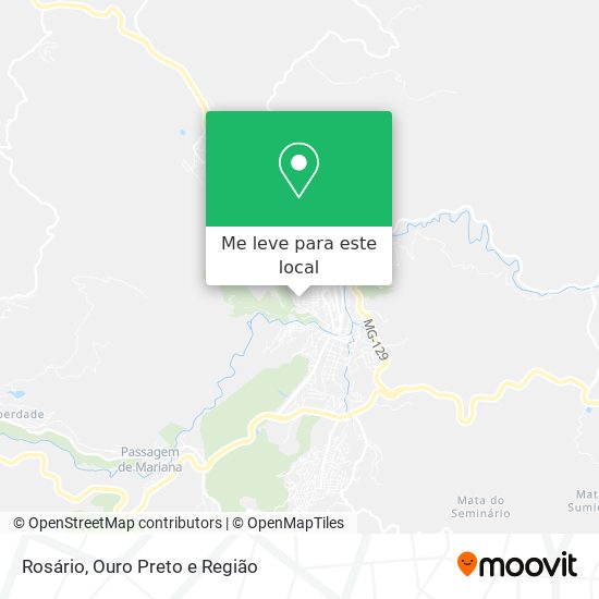 Rosário mapa