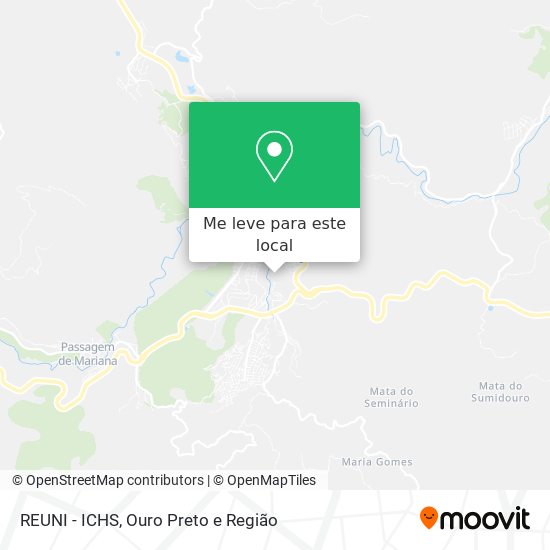 REUNI - ICHS mapa
