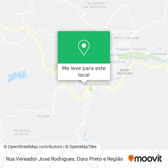 Rua Vereador José Rodrigues mapa