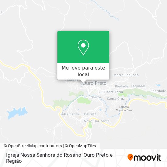 Igreja Nossa Senhora do Rosário mapa