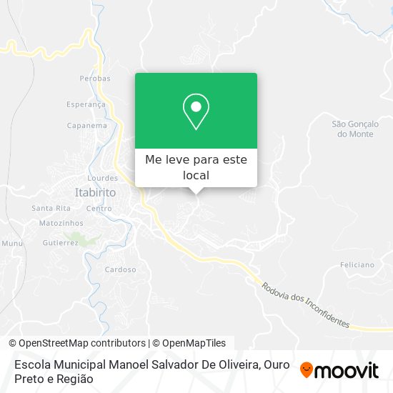 Escola Municipal Manoel Salvador De Oliveira mapa
