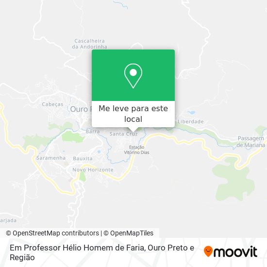 Em Professor Hélio Homem de Faria mapa