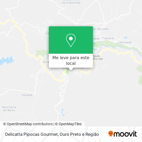 Delicatta Pipocas Gourmet mapa