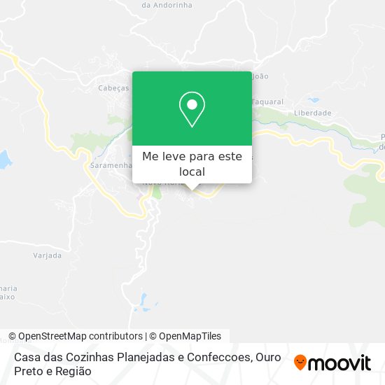 Casa das Cozinhas Planejadas e Confeccoes mapa