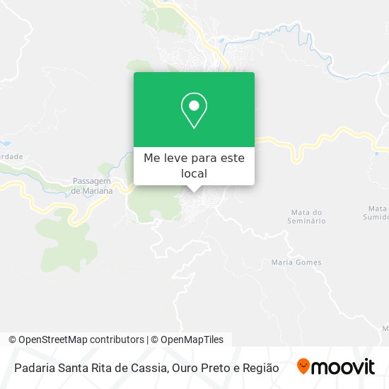 Padaria Santa Rita de Cassia mapa