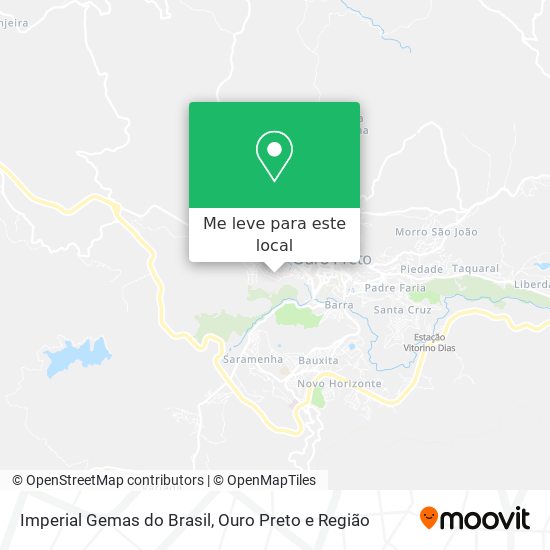 Imperial Gemas do Brasil mapa