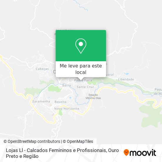 Lojas Ll - Calcados Femininos e Profissionais mapa