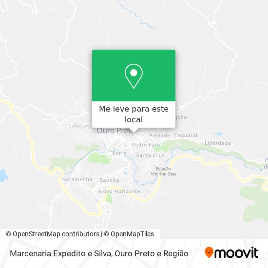 Marcenaria Expedito e Silva mapa