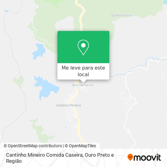 Cantinho Mineiro Comida Caseira mapa