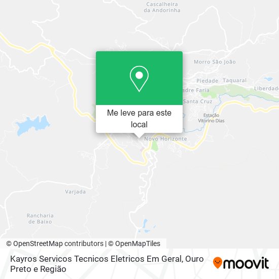 Kayros Servicos Tecnicos Eletricos Em Geral mapa