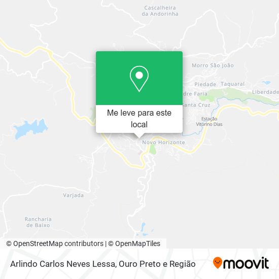 Arlindo Carlos Neves Lessa mapa