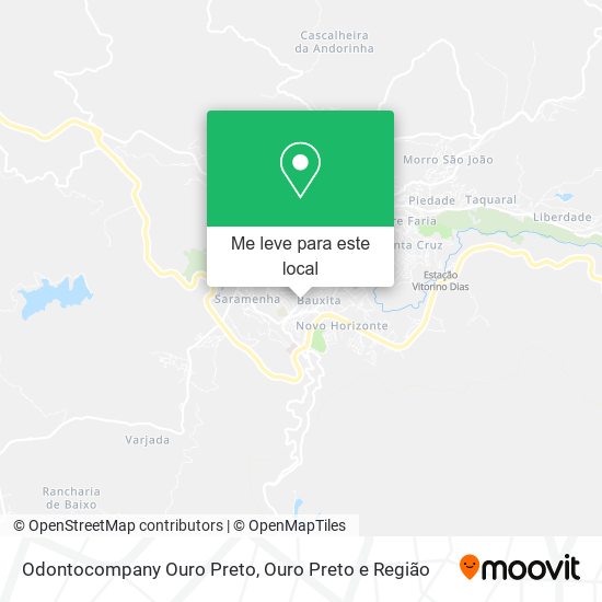 Odontocompany Ouro Preto mapa