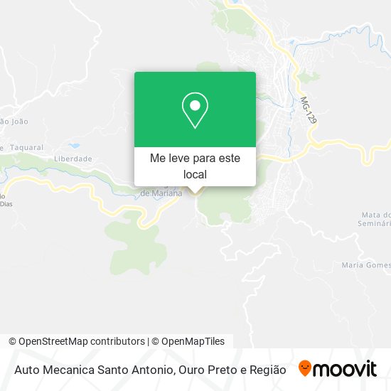 Auto Mecanica Santo Antonio mapa