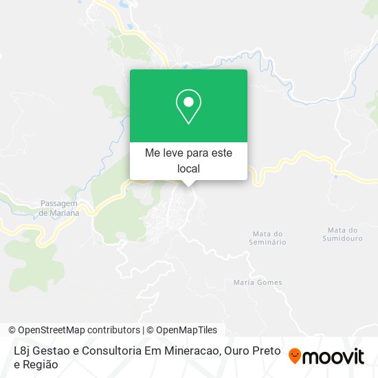 L8j Gestao e Consultoria Em Mineracao mapa