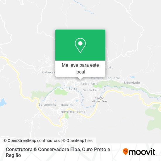 Construtora & Conservadora Elba mapa