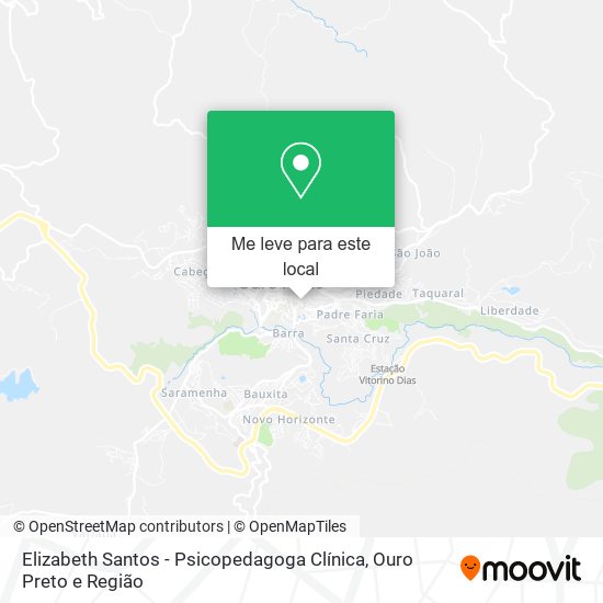 Elizabeth Santos - Psicopedagoga Clínica mapa