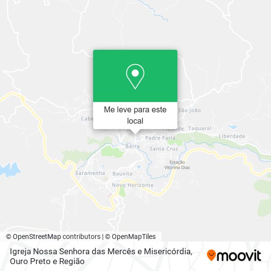 Igreja Nossa Senhora das Mercês e Misericórdia mapa