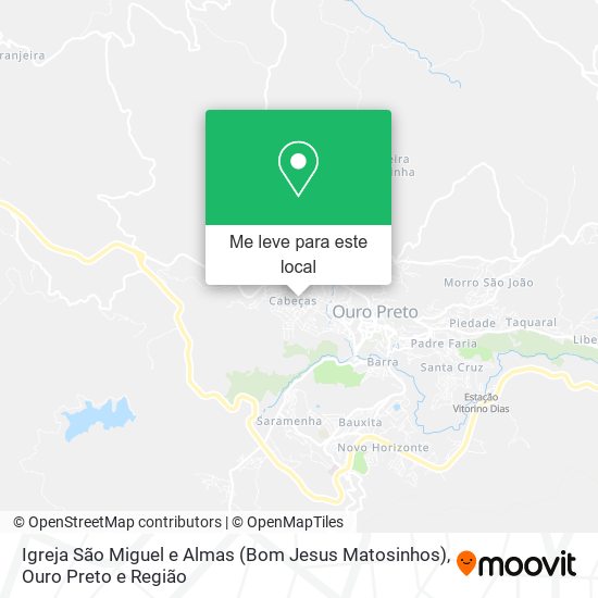 Igreja São Miguel e Almas (Bom Jesus Matosinhos) mapa