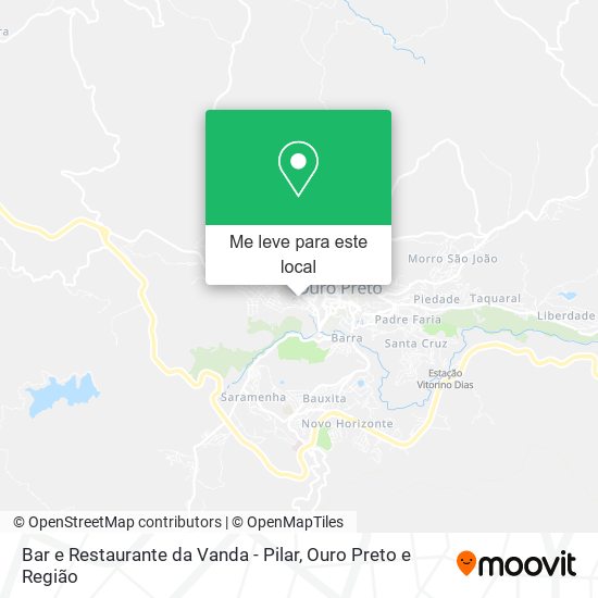 Bar e Restaurante da Vanda - Pilar mapa