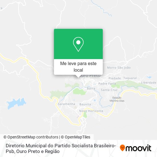 Diretorio Municipal do Partido Socialista Brasileiro- Psb mapa