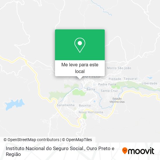 Instituto Nacional do Seguro Social. mapa