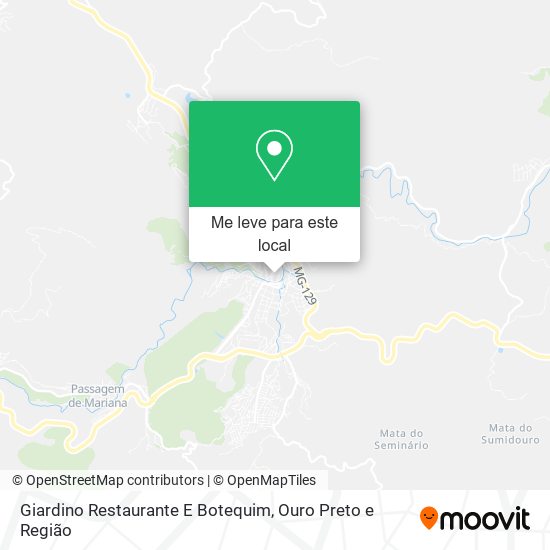 Giardino Restaurante E Botequim mapa