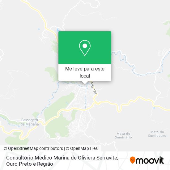 Consultório Médico Marina de Oliviera Serravite mapa