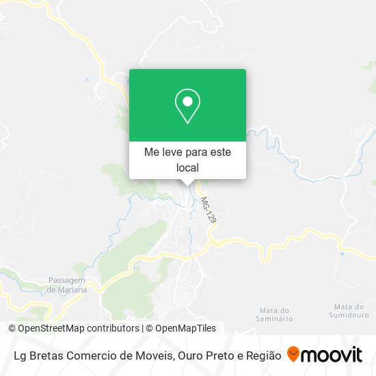 Lg Bretas Comercio de Moveis mapa