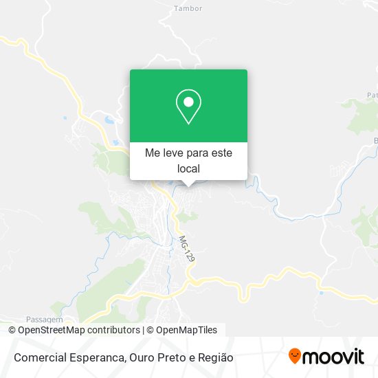 Comercial Esperanca mapa