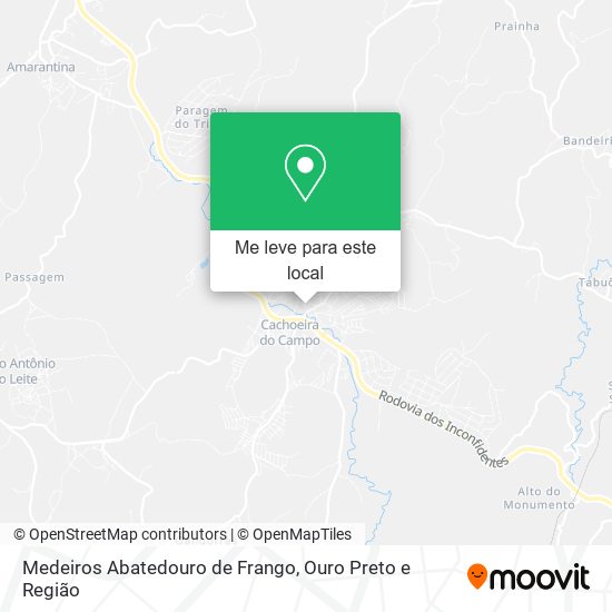 Medeiros Abatedouro de Frango mapa