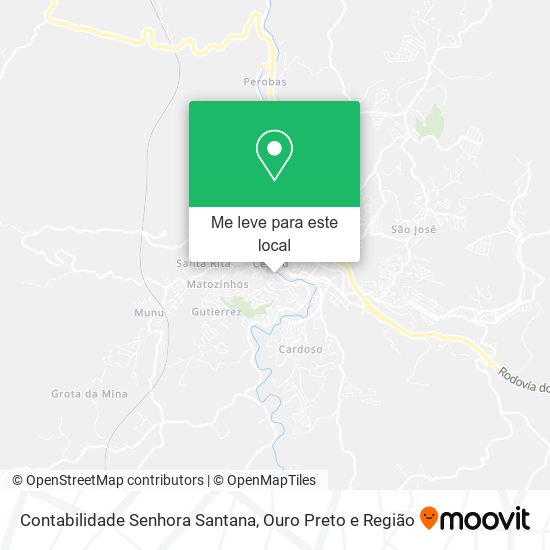 Contabilidade Senhora Santana mapa