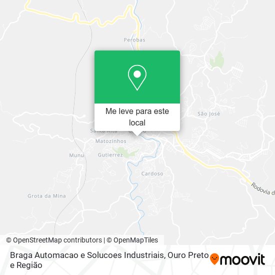 Braga Automacao e Solucoes Industriais mapa