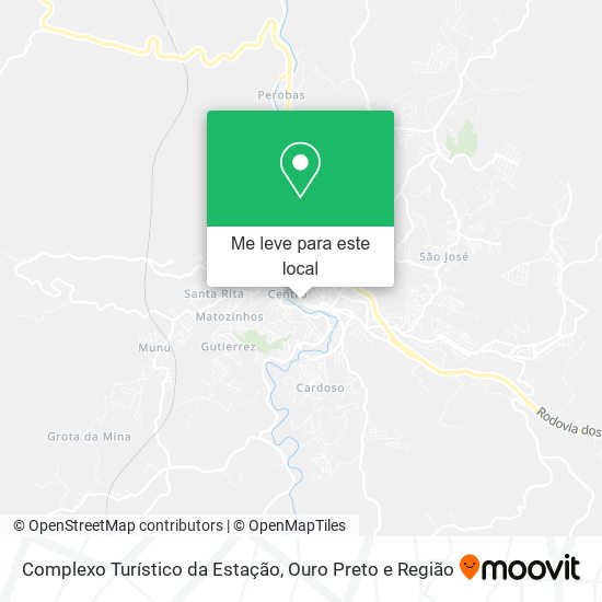 Complexo Turístico da Estação mapa