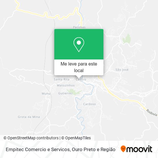 Empitec Comercio e Servicos mapa