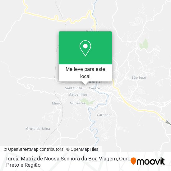 Igreja Matriz de Nossa Senhora da Boa Viagem mapa