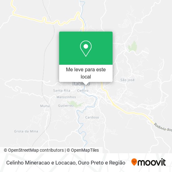 Celinho Mineracao e Locacao mapa