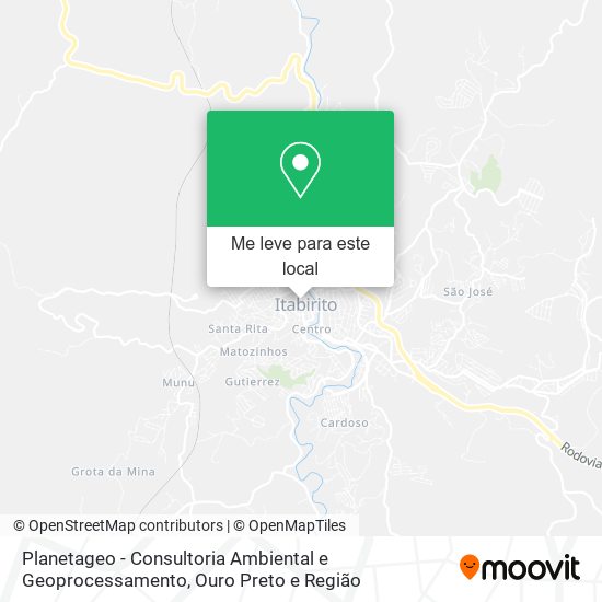 Planetageo - Consultoria Ambiental e Geoprocessamento mapa