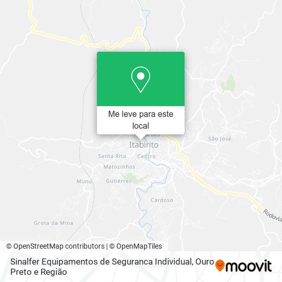 Sinalfer Equipamentos de Seguranca Individual mapa