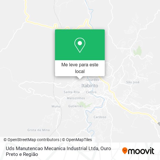 Uds Manutencao Mecanica Industrial Ltda mapa