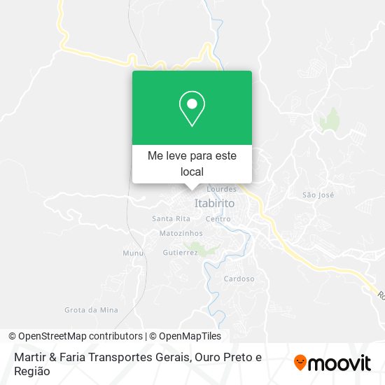 Martir & Faria Transportes Gerais mapa