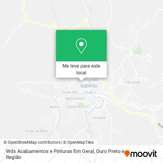 Wds Acabamentos e Pinturas Em Geral mapa