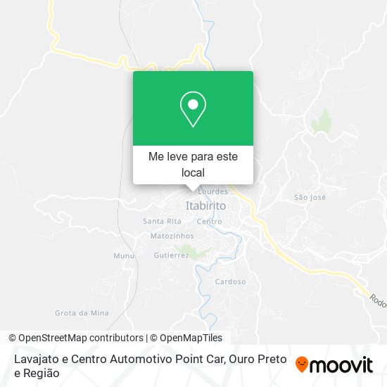 Lavajato e Centro Automotivo Point Car mapa