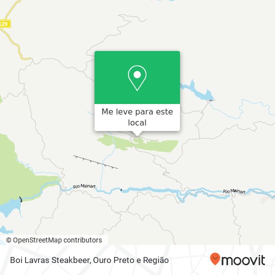 Boi Lavras Steakbeer mapa