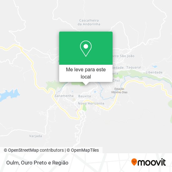 Oulm mapa