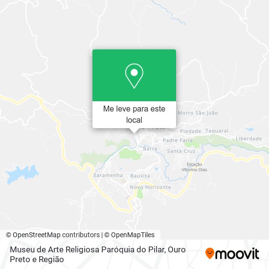 Museu de Arte Religiosa Paróquia do Pilar mapa